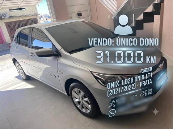 CHEVROLET ONIX 1.0 TURBO FLEX PLUS LT AUTOMÁTICO CHEVROLET ONIX 1.0 TURBO FLEX PLUS LT AUTOMÁTICO